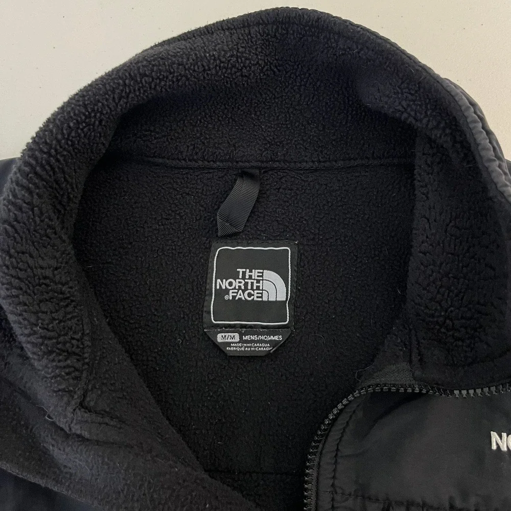 The North Face Mens Denali Polartec Fleece Vest Black Size Medium Full Zip